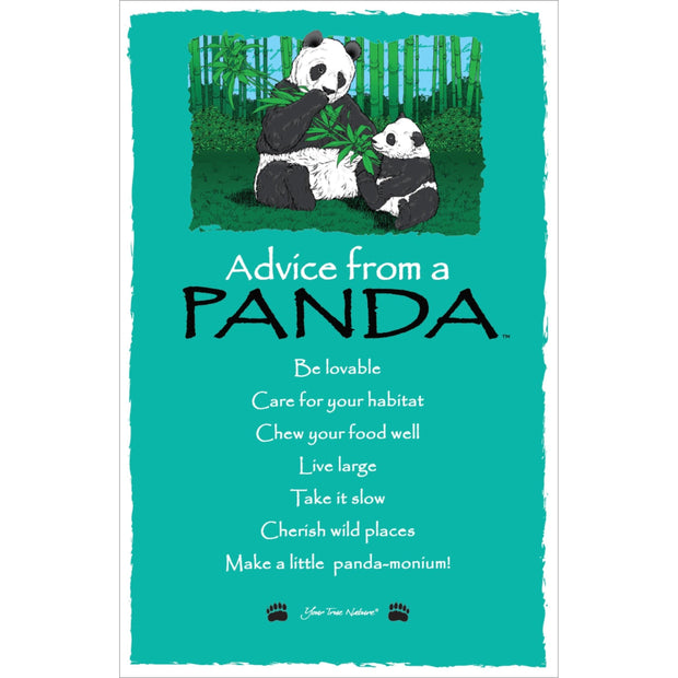 Advice from a Panda Frameable Art Card