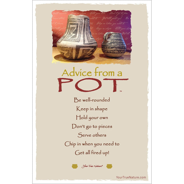 Advice from a Pot Frameable Art Card