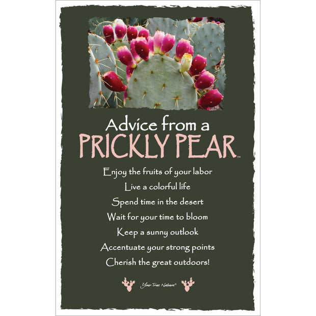 Advice from a Prickly Pear - Frameable Art Card