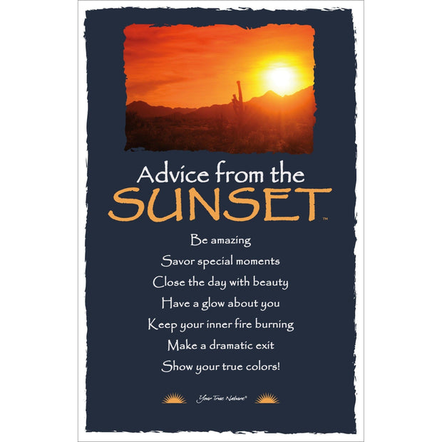 Advice from a Sunset- Southwest- Frameable Art Card