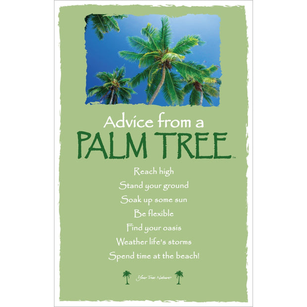 Advice from a Palm Tree Frameable Art Card