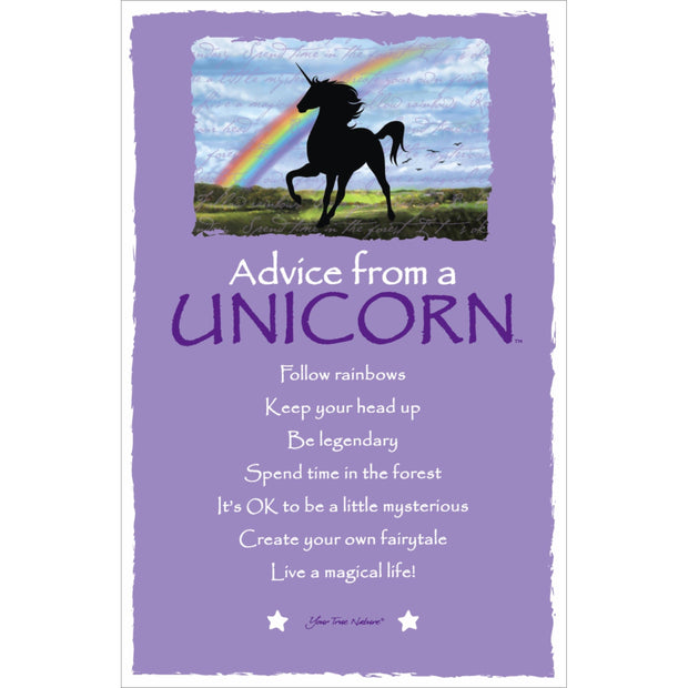 Advice from an Unicorn Frameable Art Card
