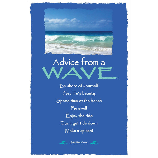 Advice from a Wave-  Frameable Art Card
