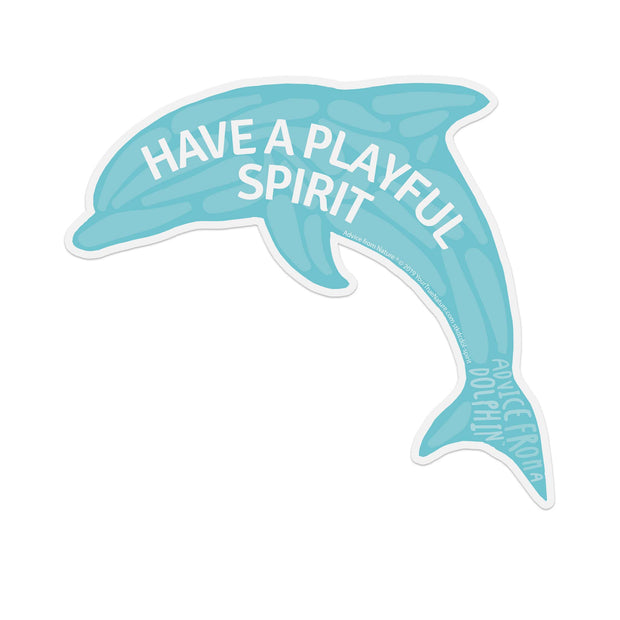 Advice from a Dolphin Sticker