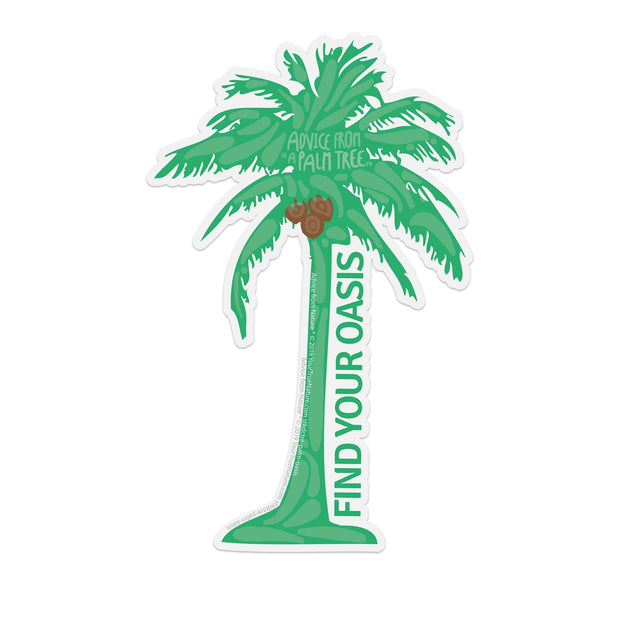 Advice from a Palm Tree Sticker