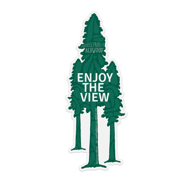 Advice from a Redwood Tree Sticker